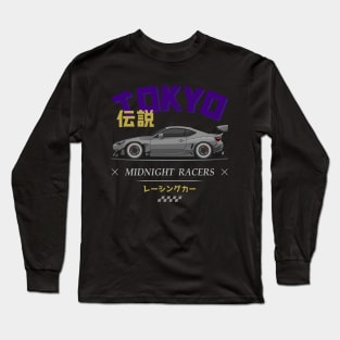 Midnight Racer Silver GT 86 JDM Long Sleeve T-Shirt